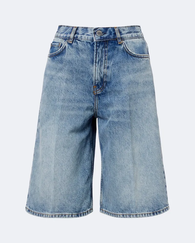 Totême Bermuda di jeans Blu