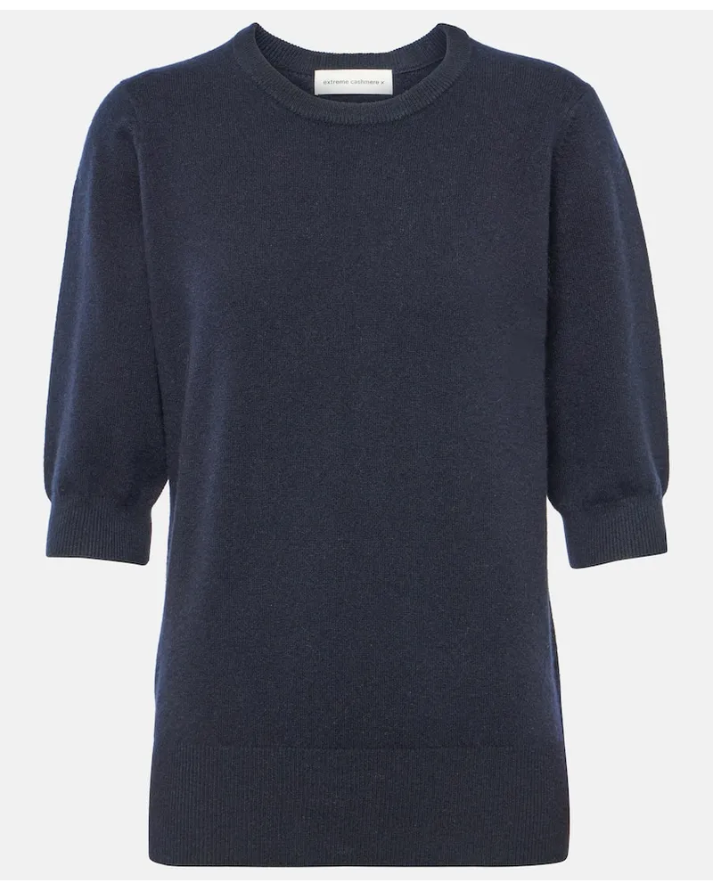 extreme cashmere Pullover N° 63 Well in misto cashmere Blu