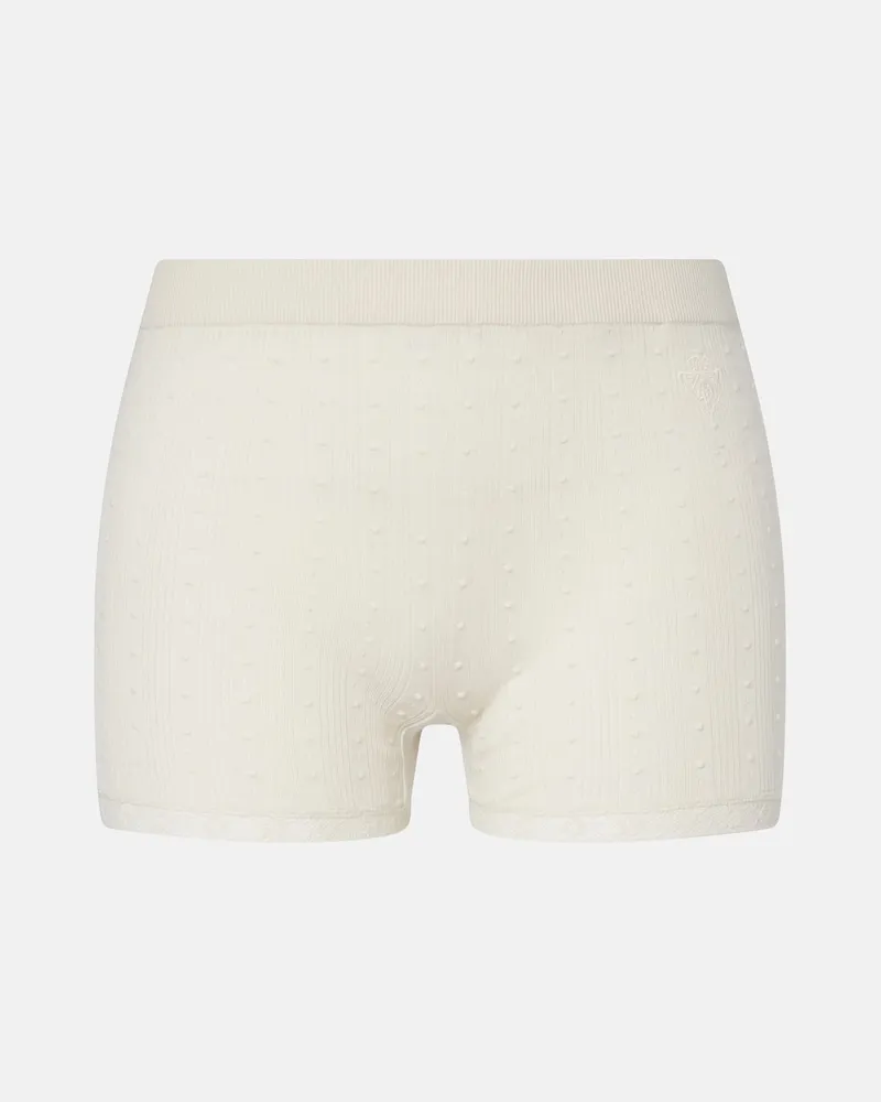 Gucci Shorts in lana con pizzo Bianco