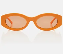 ATTICO Occhiali da sole Berta ovali Arancione