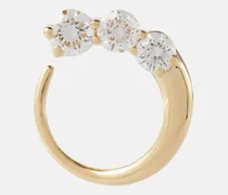 Orecchini Aria Earwrap in oro 18kt con diamanti