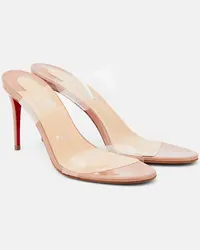 Christian Louboutin Sandali Just Nothing 85 in TPU Neutro