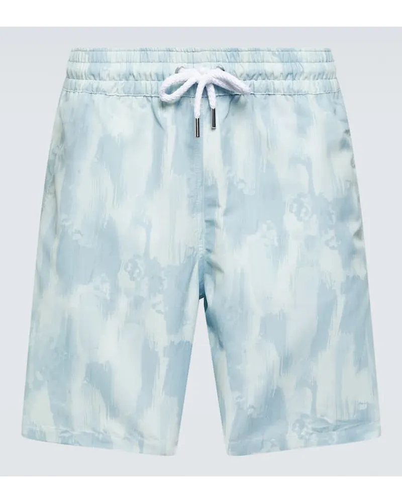 Frescobol Carioca Costume da bagno con stampa Blu