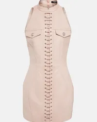 Balmain Miniabito in pelle Rosa