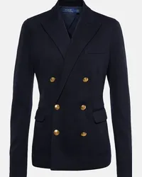 Ralph Lauren Blazer doppiopetto in maglia Blu