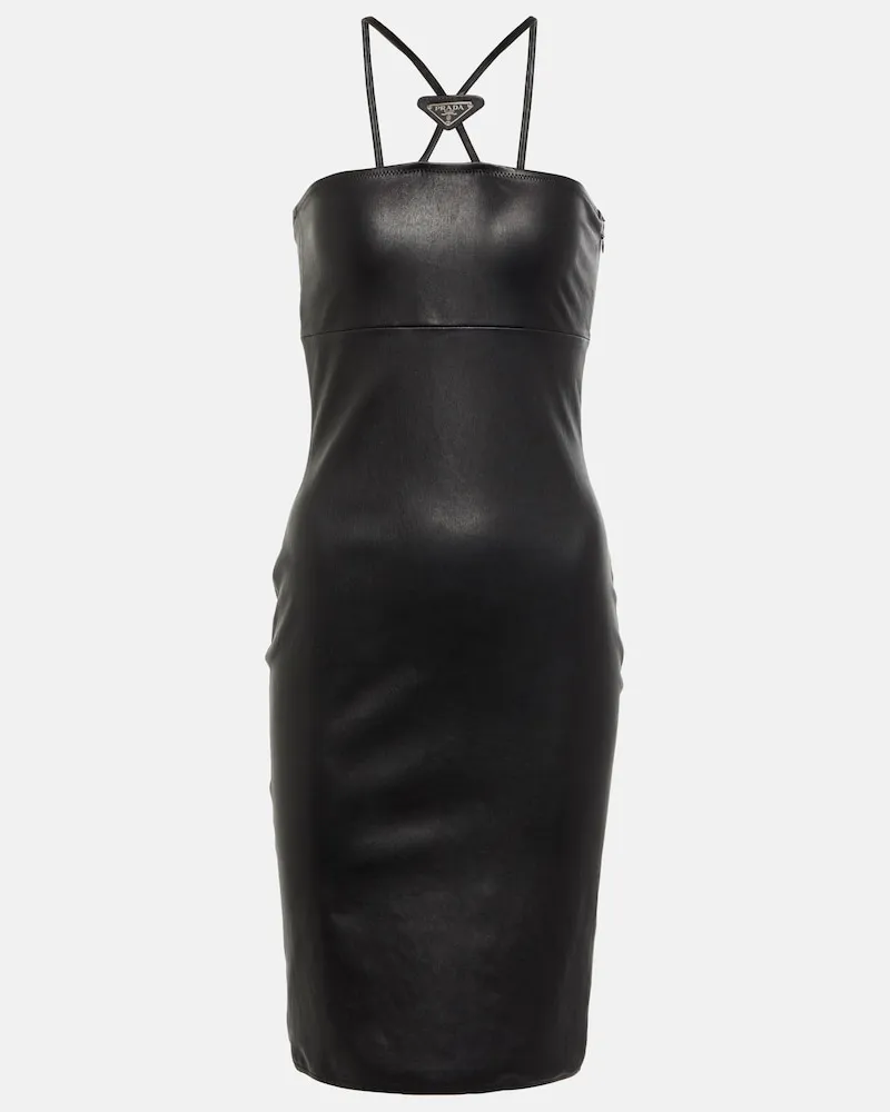 Prada Miniabito in pelle Nero