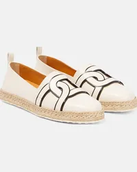 TOD'S Espadrillas Kate in pelle Bianco