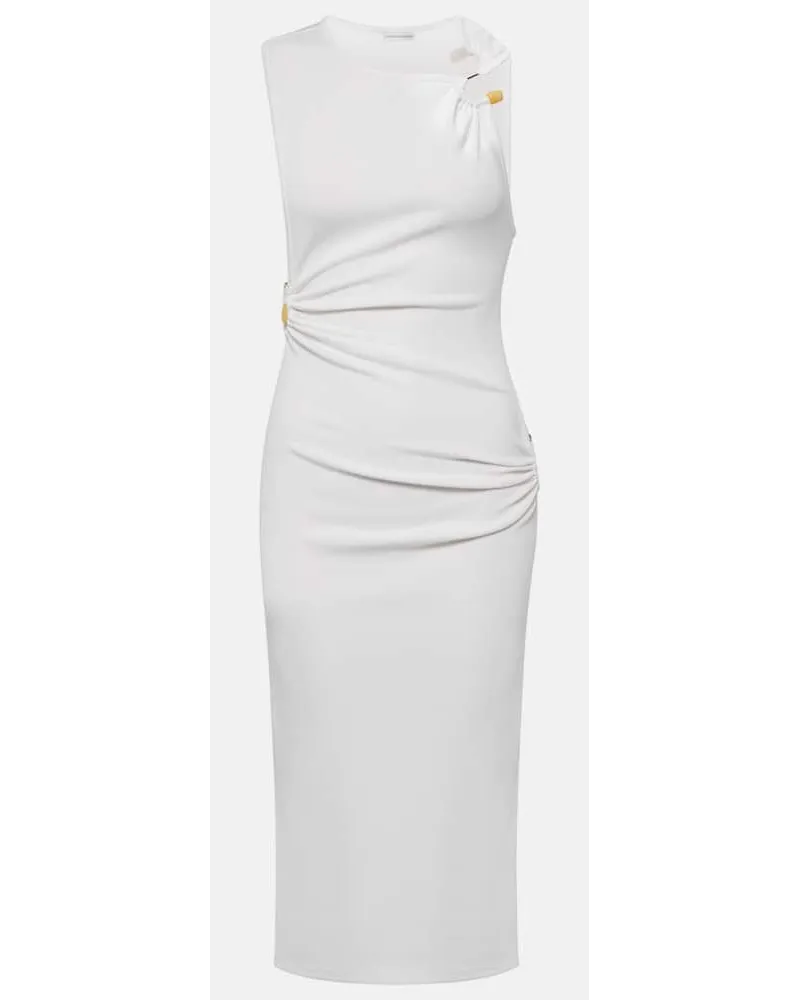Christopher Esber Abito midi Callisto Trinity in jersey Bianco