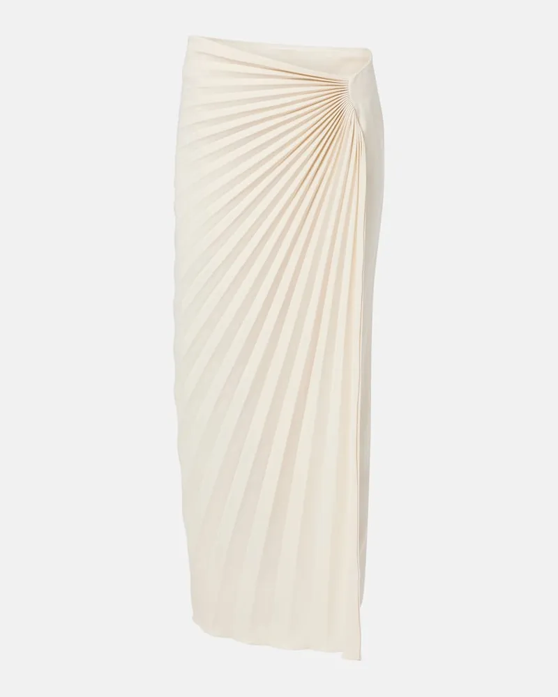 Roberto Cavalli Gonna midi plissÃ Bianco