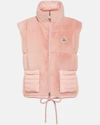 Moncler Piumino Arques senza maniche Rosa