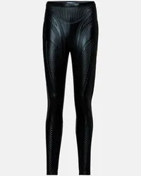 Thierry Mugler Leggings in neoprene Nero