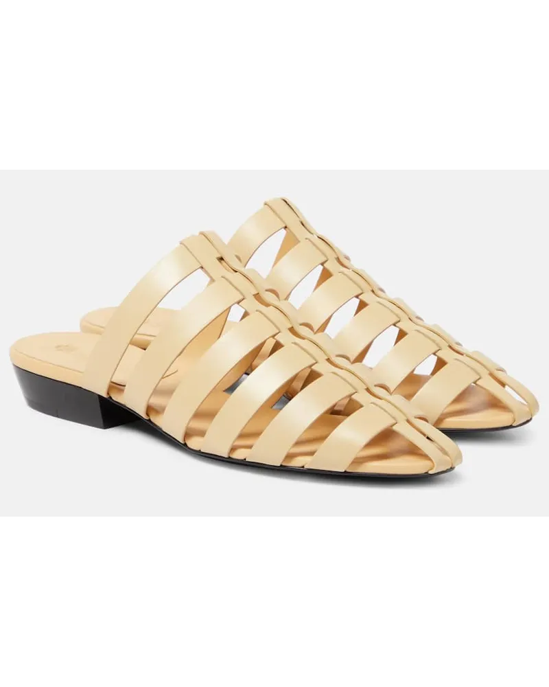 Loro Piana Sandali Kaede in pelle Beige
