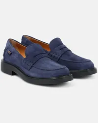 TOD'S Mocassini in suede Blu