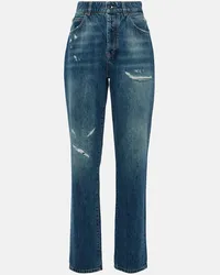 Dolce & Gabbana Jeans regular con logo Blu