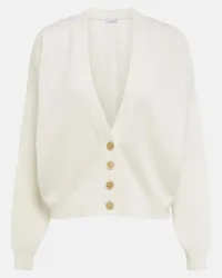 Brunello Cucinelli Cardigan in cashmere Bianco