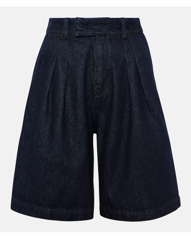 FRANKIE Shop Bermuda Xavier di jeans Blu
