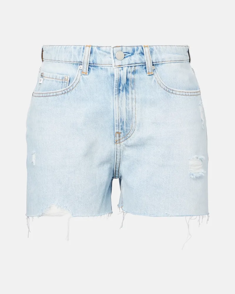 Adriano Goldschmied Shorts di jeans Giglio Blu