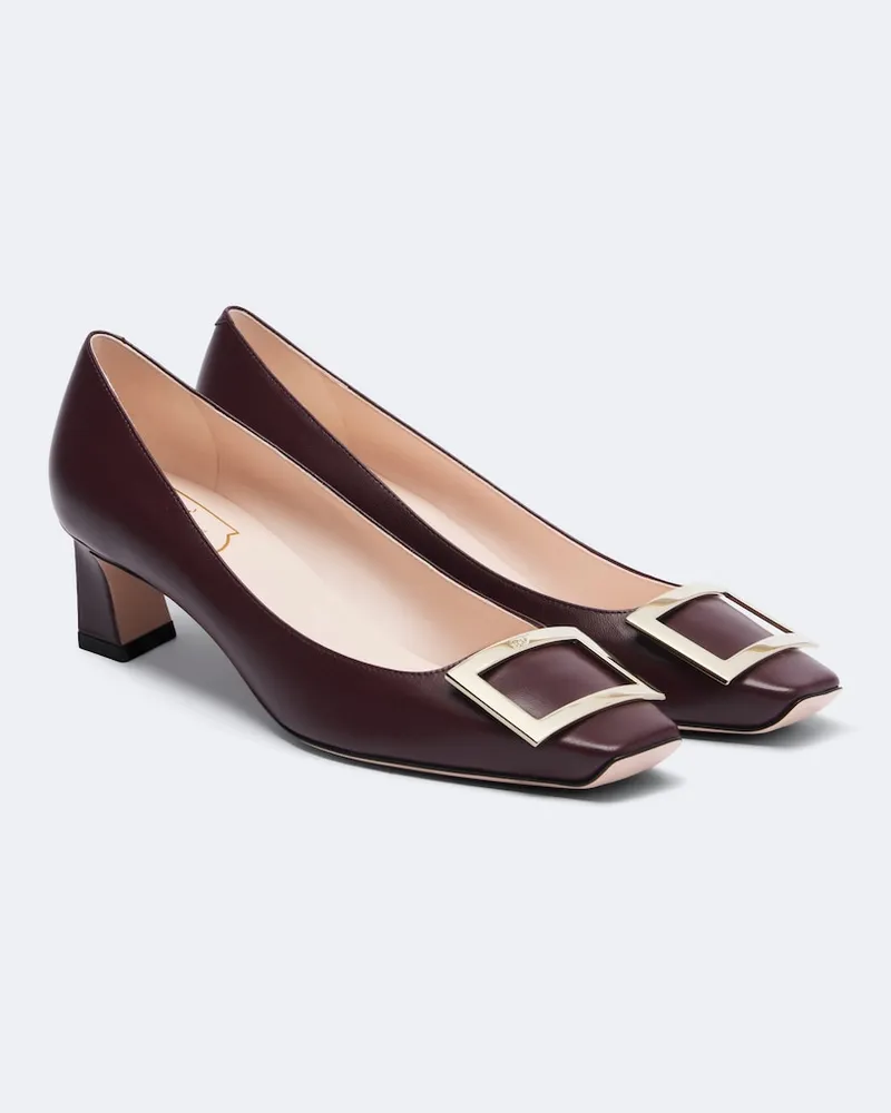 Roger Vivier Pumps Trompette in pelle Borgogna