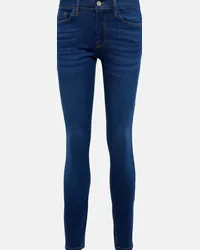 Frame Denim Jeans Le Skinny de Jeanne a vita alta Blu