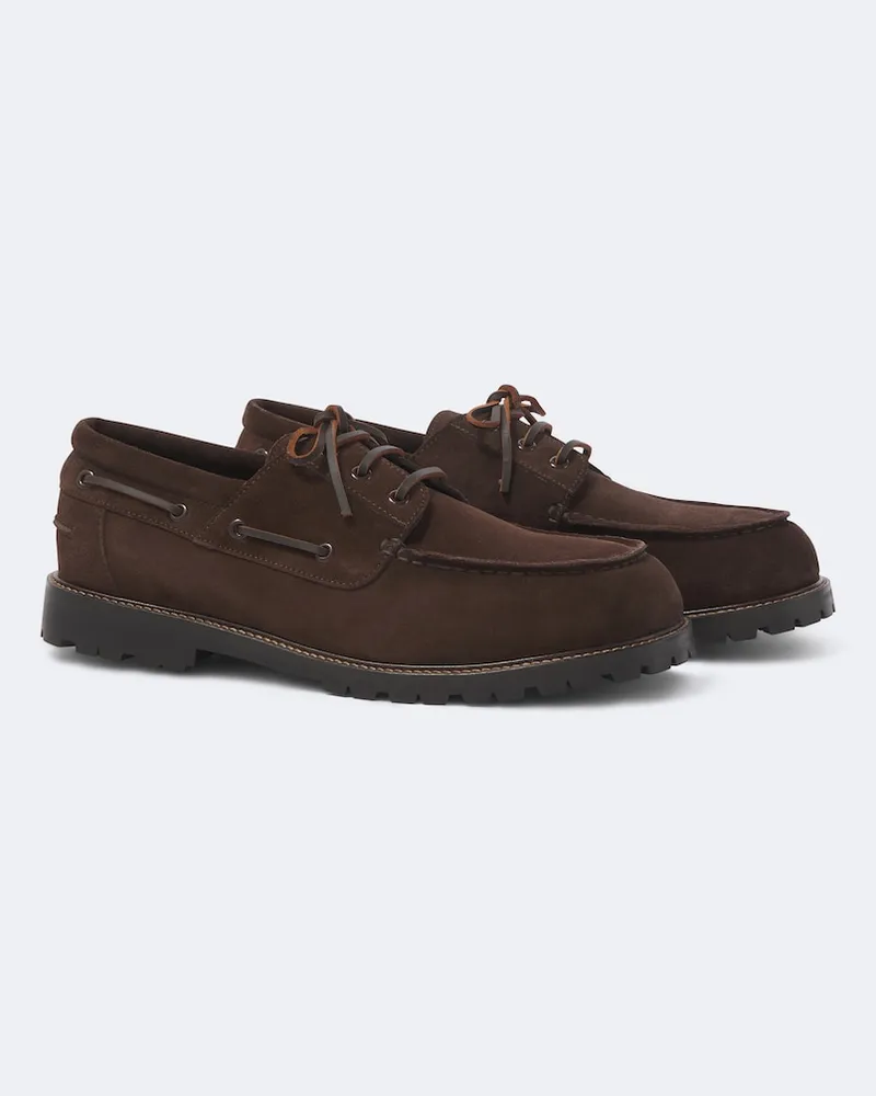 Studio Nicholson Mocassini Guston in suede Marrone