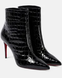 Christian Louboutin Stivaletti So Kate 85 con stampa Nero