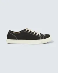 Maison Margiela Sneakers Tabi in canvas Nero