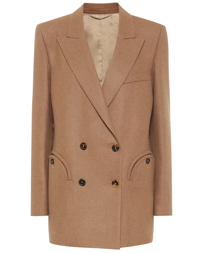 Blazé Milano BlazÃ© Milano Blazer Cholita Everyday in cammello e lana Beige