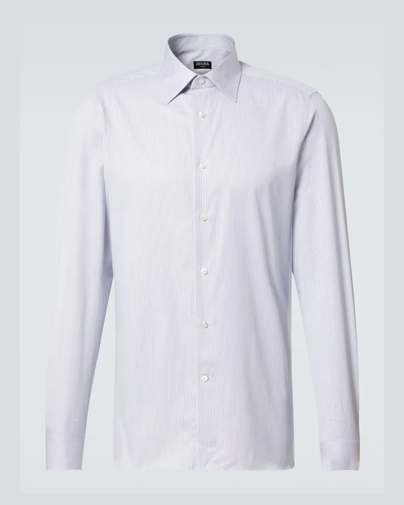 Ermenegildo Zegna Camicia in cotone a righe Multicolore