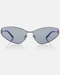 Balenciaga Occhiali da sole cat-eye Mercury Argento