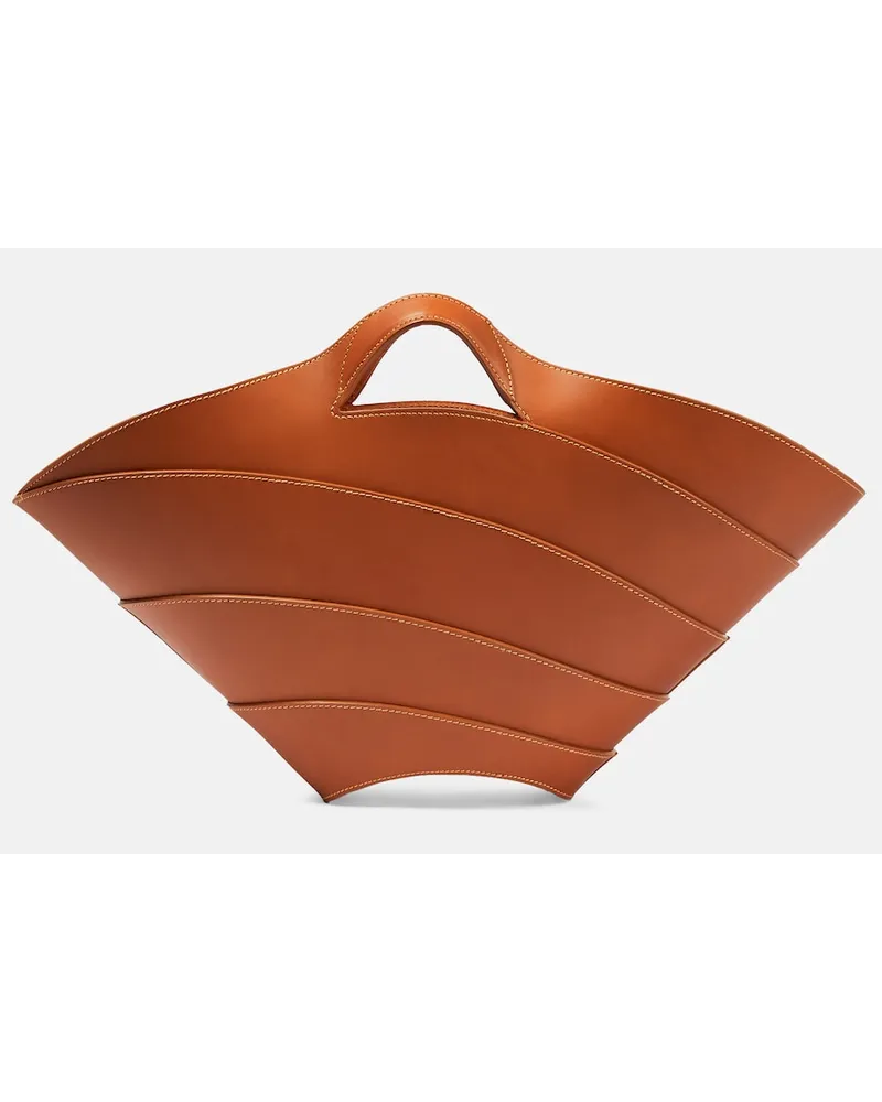 Alaïa AlaÃ¯a Borsa Khaima Medium in pelle Marrone