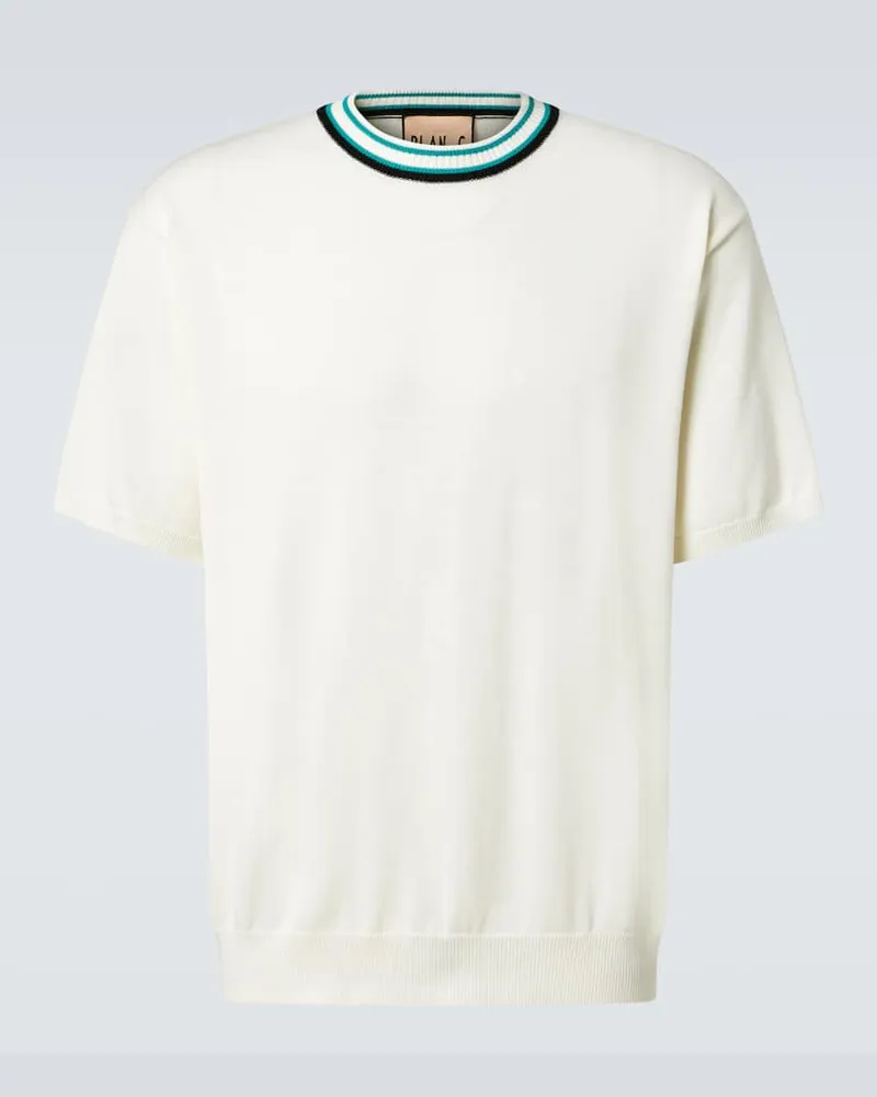 PLAN C Pullover in cotone Bianco