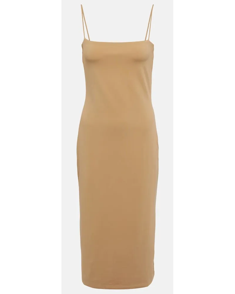 The Row Abito midi Haku in jersey Beige