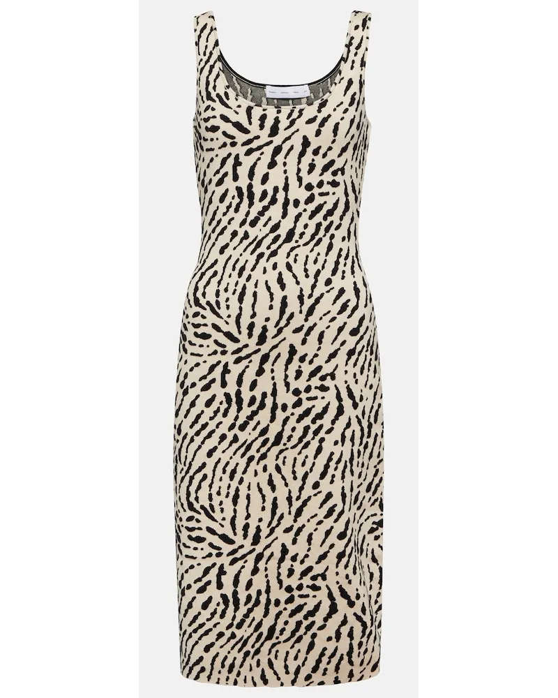 Proenza Schouler White Label - Abito in misto seta Multicolore
