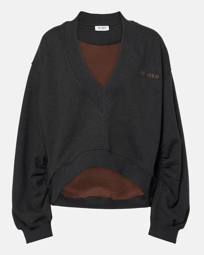 ATTICO Felpa in cotone Nero