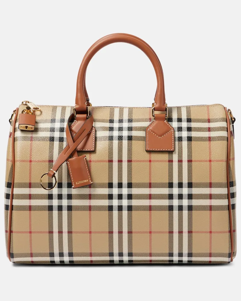 Burberry Borsa Burberry Check Medium Marrone