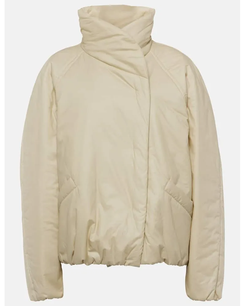 Isabel Marant Giacca imbottita Dylany in misto cotone Bianco