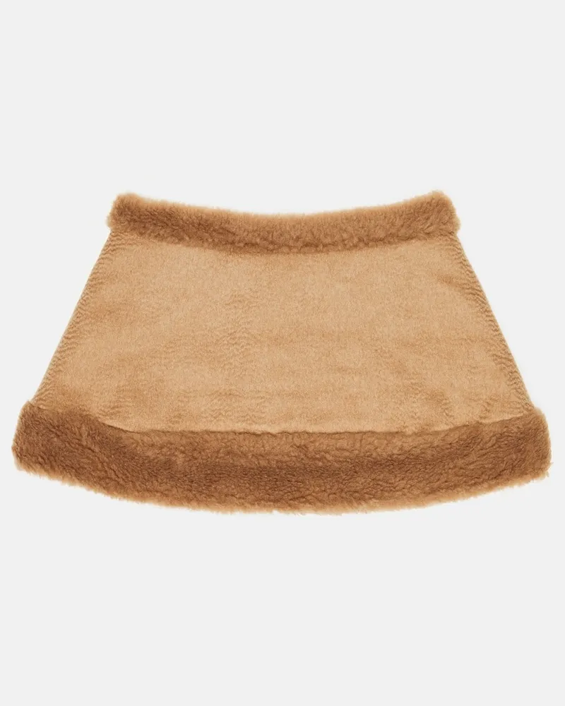 Max Mara Sciarpa Higher in cammello Marrone
