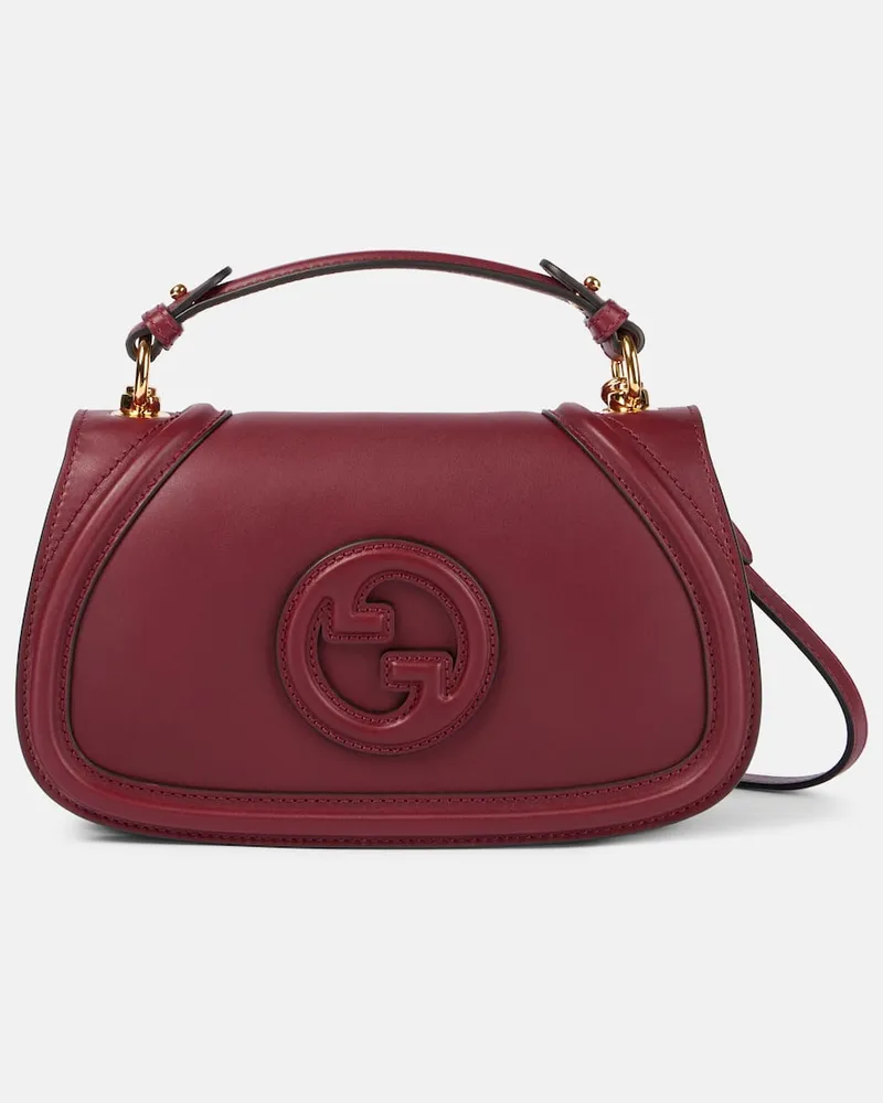 Gucci Borsa Gucci Blondie Small in pelle Borgogna