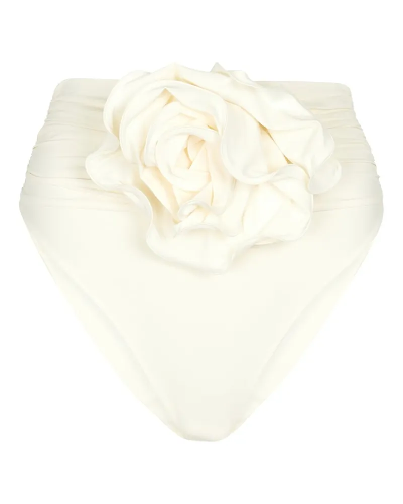 Magda Butrym Slip bikini a vita alta Bianco