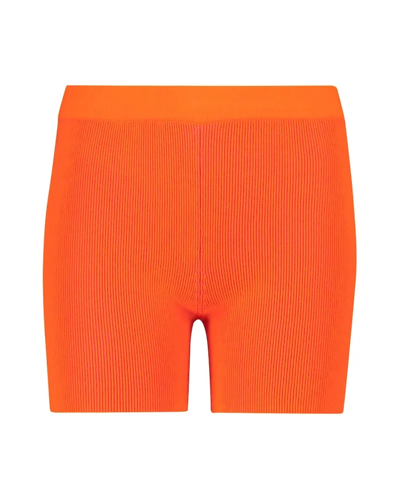 Jacquemus Shorts Arancia in maglia Arancione
