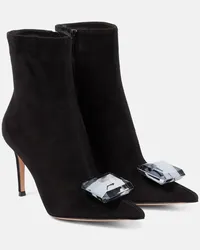 Gianvito Rossi Stivaletti Jaipur in suede Nero