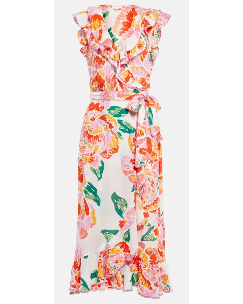 Poupette St Barth Abiti midi Aude con stampa Multicolore