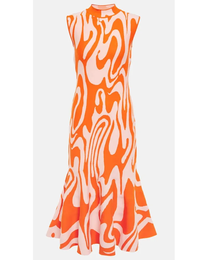 SPORTMAX Abito Teglia in maglia Arancione