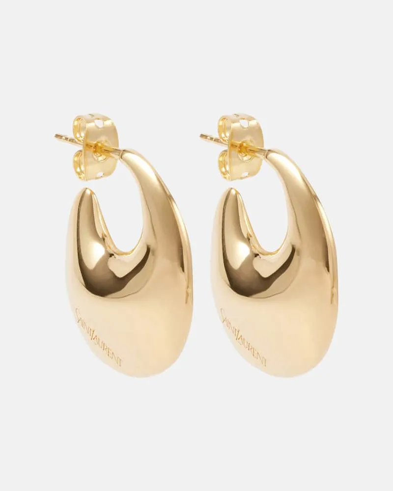 Saint Laurent Orecchini a cerchio Oro