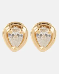 Stone & Strand Orecchini Birthstone Bonbon in oro 14kt con diamanti Oro