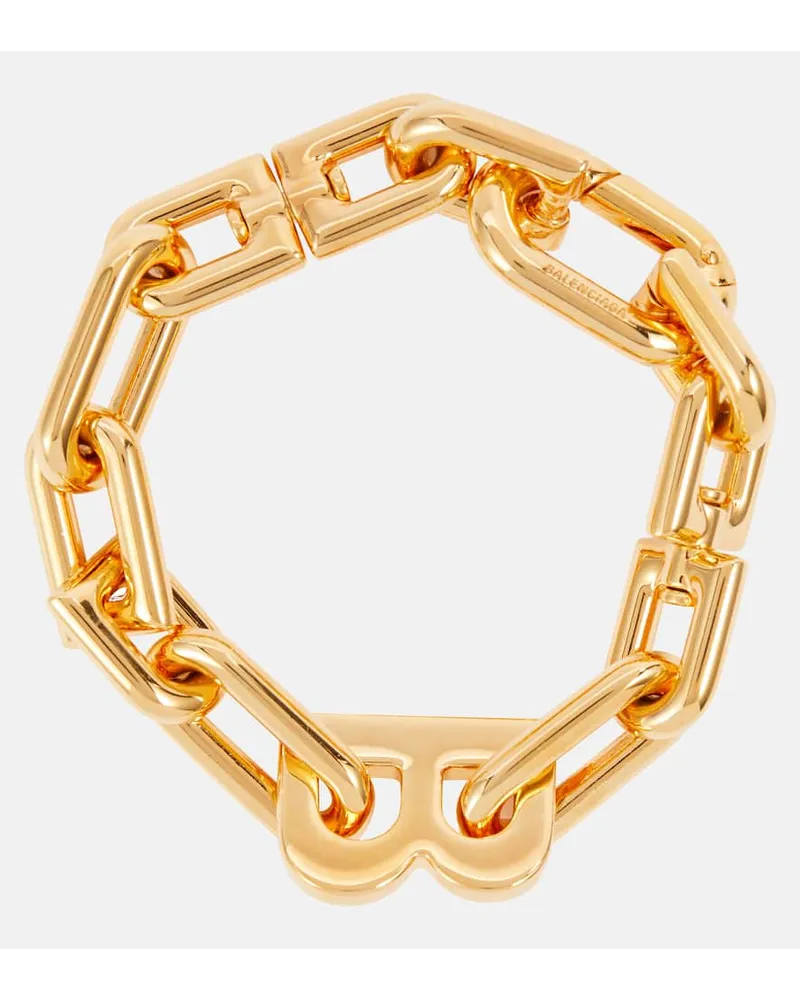 Balenciaga Bracciale B Chain Oro