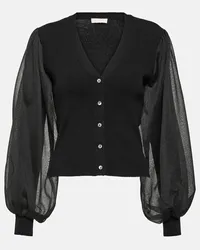 Ulla Johnson Cardigan Quinn in misto lana Nero