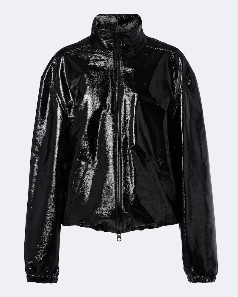 Courrèges Courrèges Giacca blouson in vinile Nero