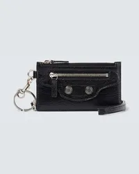 Balenciaga Portacarte Le Cagole in pelle Nero