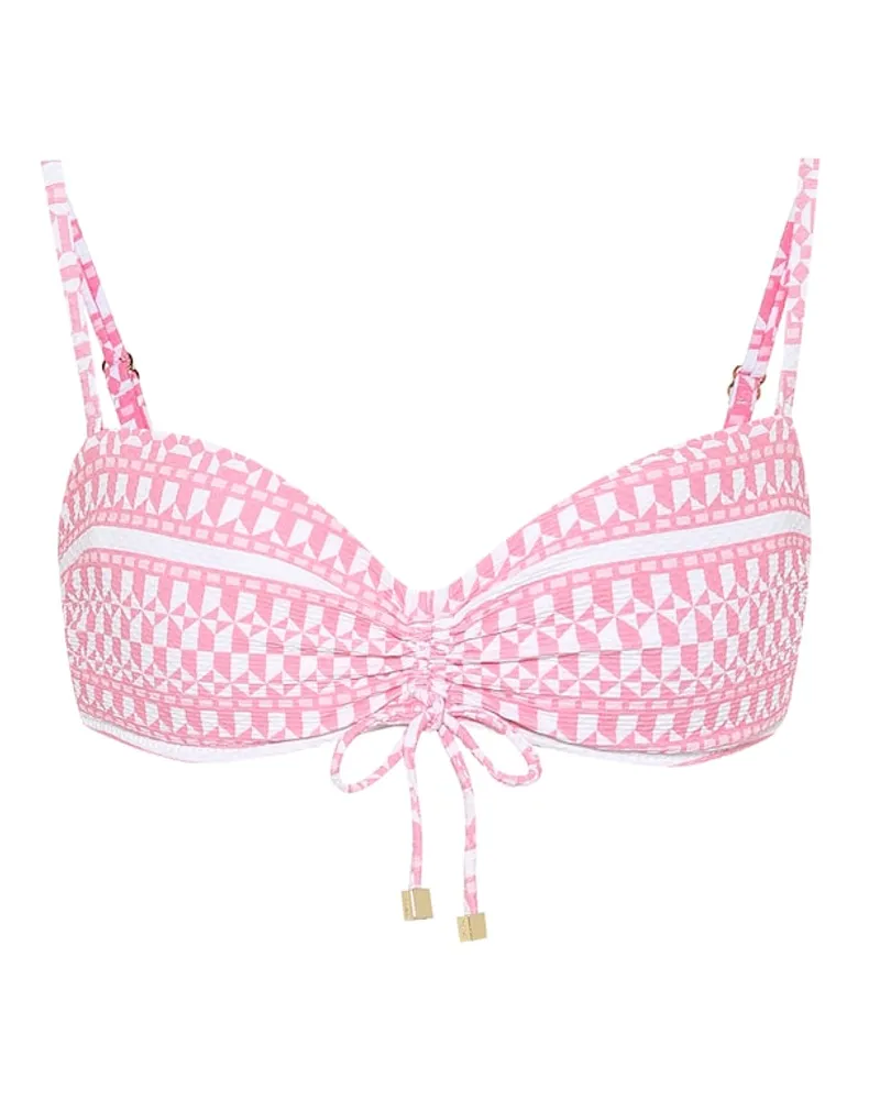 Heidi Klein Top bikini Buenos Aires a stampa Rosa